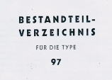 Parts list for Tatra 97