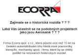 Zajímáte se o historická vozidla ? Láká Vám účastnit se na zajímavých projektech?