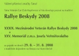 Rally Beskydy 2008