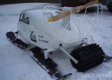 Snowmobile on snow !