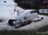 Tatra V 855 - Aerosaně /Aeroluge/ - na sněhu 26.2.2008