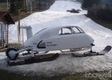 Tatra V 855 - Aerosaně /Aeroluge/ - na sněhu 26.2.2008