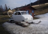 Tatra V 855 - Aerosaně /Aeroluge/ - na sněhu 26.2.2008