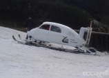 Tatra V 855 - Aerosaně /Aeroluge/ - na sněhu 26.2.2008