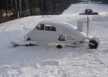 Tatra V 855 - Aerosaně /Aeroluge/ - na sněhu 26.2.2008