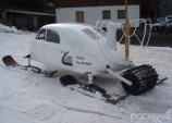 Tatra V 855 - Aerosaně /Aeroluge/ - na sněhu 26.2.2008