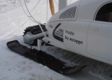 Tatra V 855 - Aerosaně /Aeroluge/ - na sněhu 26.2.2008