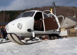 Tatra V 855 - Aerosaně /Aeroluge/ - na sněhu 26.2.2008