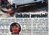 Tatra V 855 - Aerosaně /Aeroluge/ v novinách /in press/