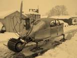 Tatra V 855 - Aerosaně /Aeroluge/ na sněhu