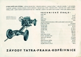 Dobový leták Hadimršky - TATRA 57 b