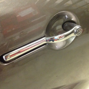 Tatra 97 - Door handle for lock