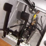 Tatra 87 - Pedal assembly T87