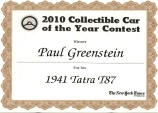 2010 Collectible Car of the Year Contest